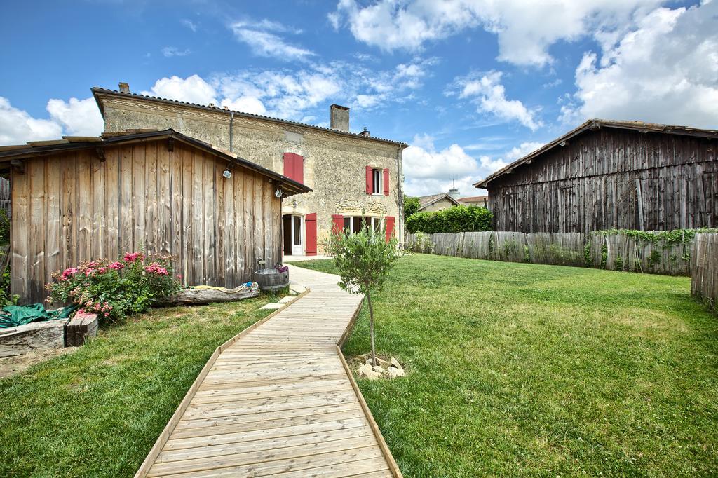 Maison D'Hotes Rouge Bordeaux Auros Exterior foto